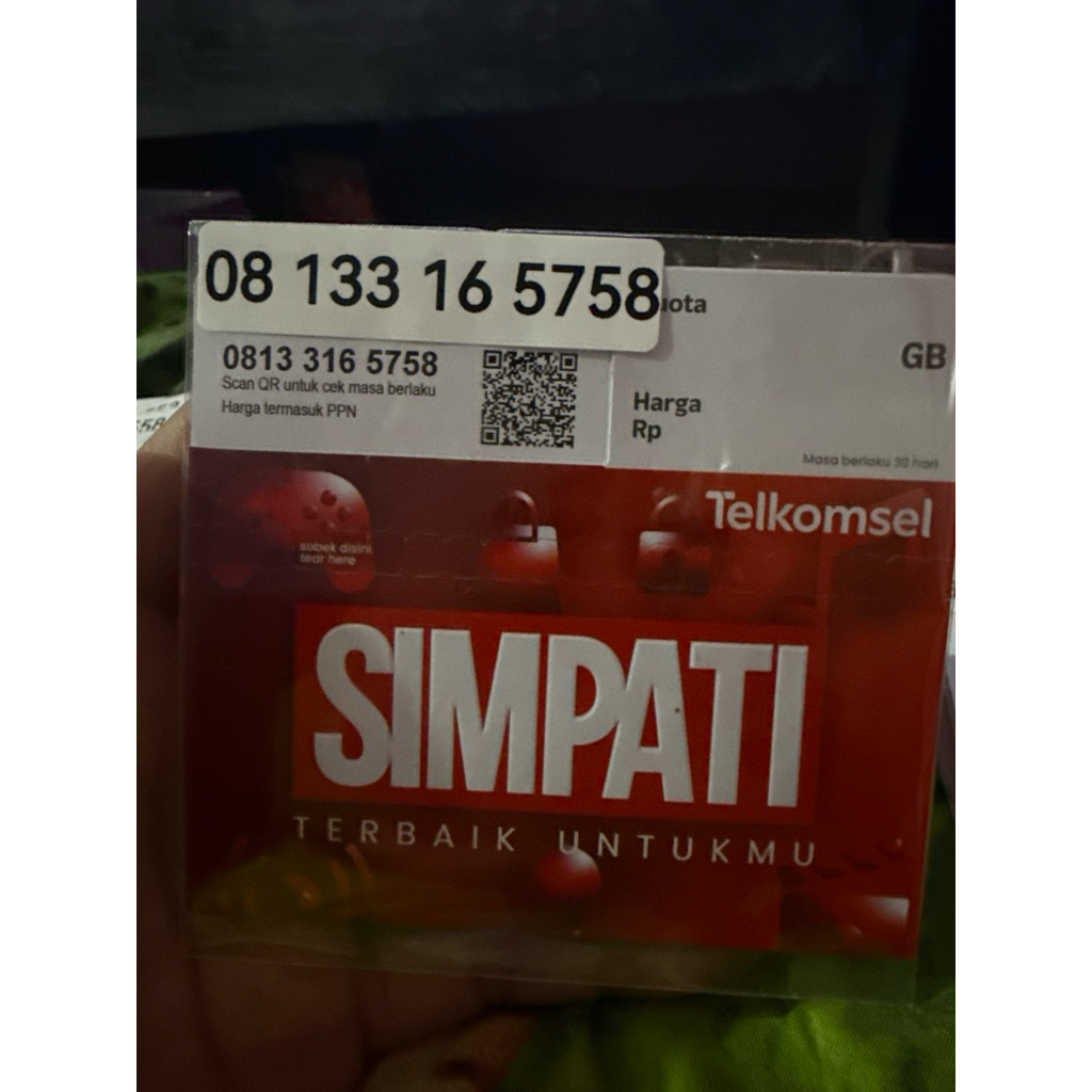 nomor cantik nomer kartu perdana Telkomsel simpati keren unik murah no cantik maju mapan 13 133 1331