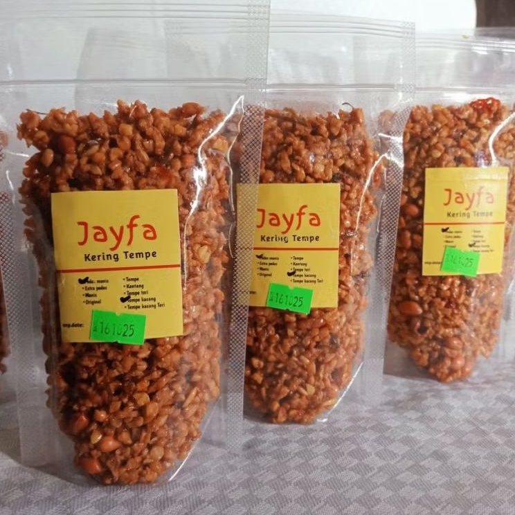 Kering Tempe 200gr Teri Kacang Pedas Manis Gurih Enak Murah Meriah JAYFA