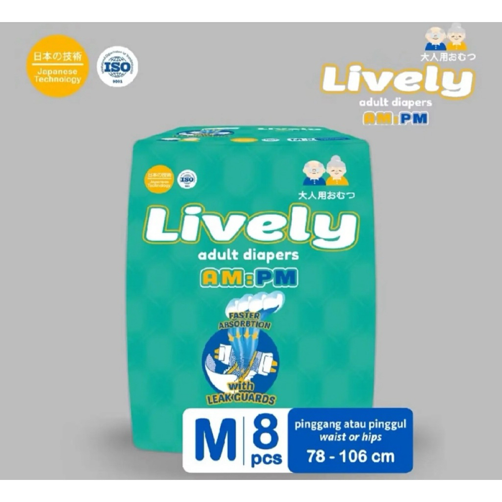 Lively Pampers Dewasa Tape