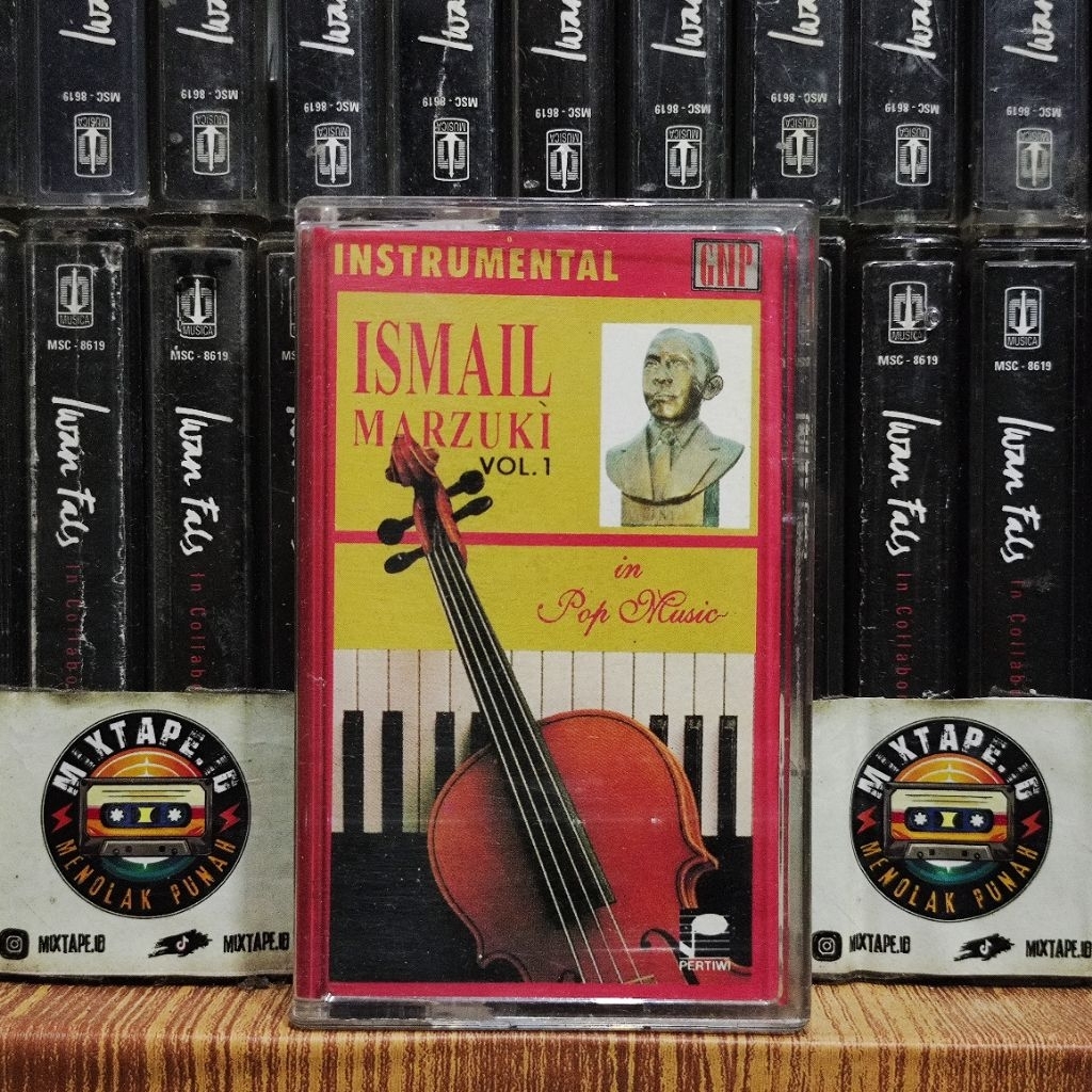 Kaset - Instrumental Ismail Marzuki Vol 1 - Pop Music - Kaset Pita - Radio Tape - Radio - Pemutar Ka