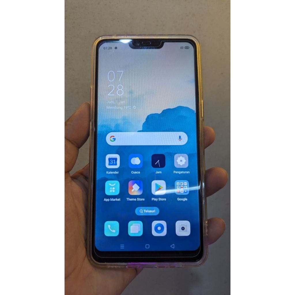 hp second Oppo f7 ram 4/64 GB normal lancar