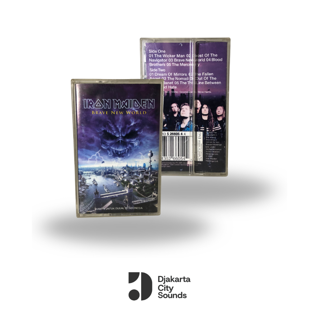 Kaset Pita Iron Maiden - Brave New World