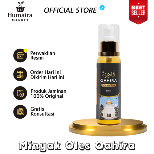 Minyak Oles Qahira-Minyak Oles Benjolan, Terverifikasi BPOM dan Halal MUI-Minyak Tubuh & Pijat