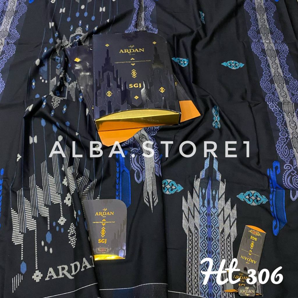 Sarung Ardan SGJ Songket Gunungan Jacquard Gold Original Baru Sarung Ardan Songket Gunungan Jaguar H