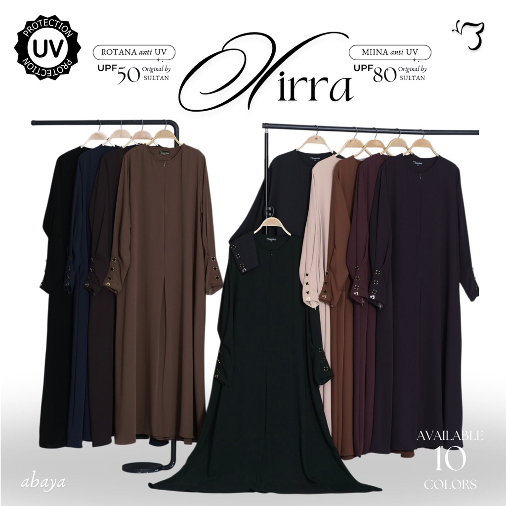 Bonavista -  NEW  Abaya Xirra (2 Size) Gamis Bahan Mina Anti uv ORI Sultan Abaya bahan mina anti uv 