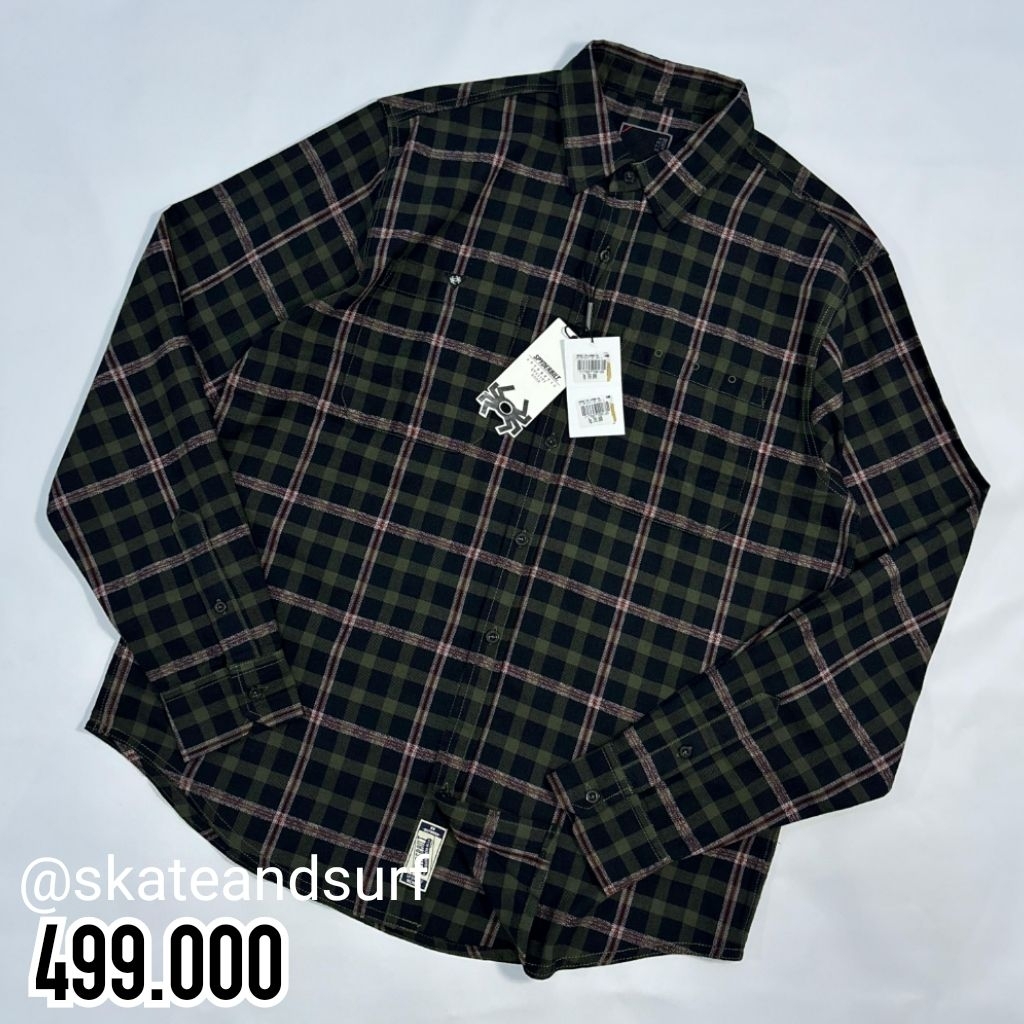 KEMEJA FLANNEL SPYDERBILT ORIGINAL