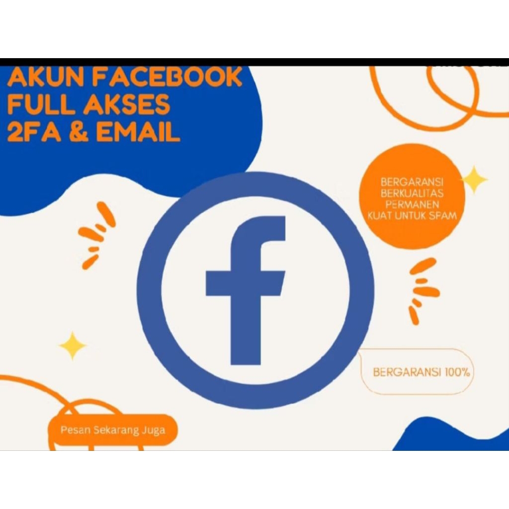 AKUN FB 2FA AKTIF DAN EMAIL BERGARANSI