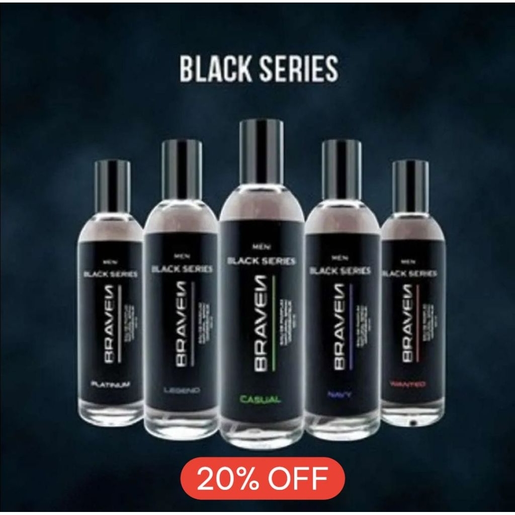 BRAVEN MEN BLACK SERIES PARFUM 100ML - PARFUM BRAVEN MEN