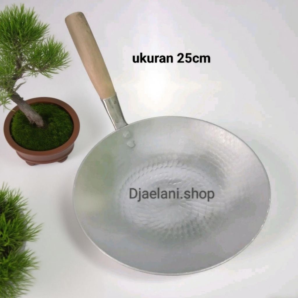 wajan nasgor wajan seblak anti lengket 25cm dan 28cm asli garut