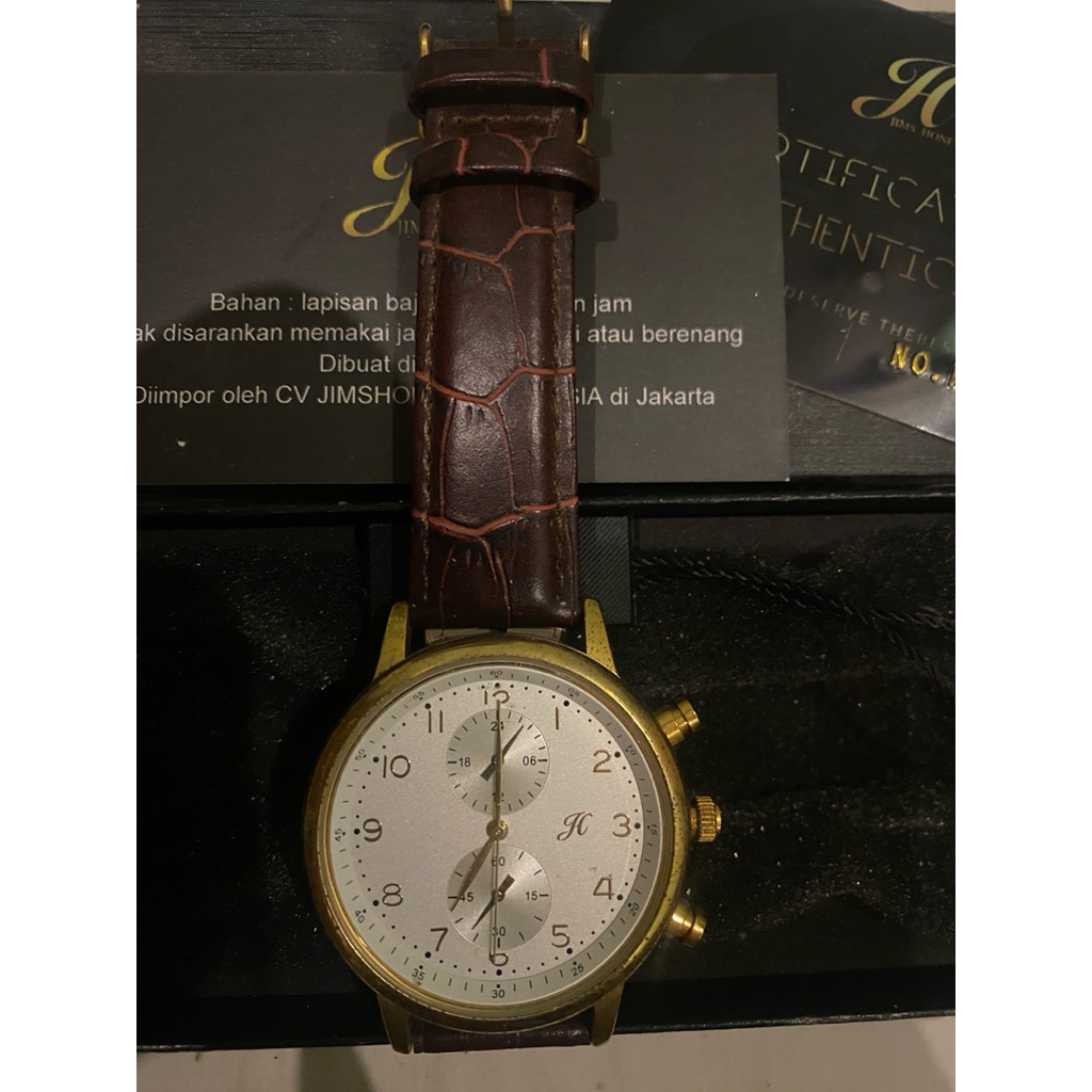 PL JAM TANGAN JIMS HONEY COWO WARNA COKLAT