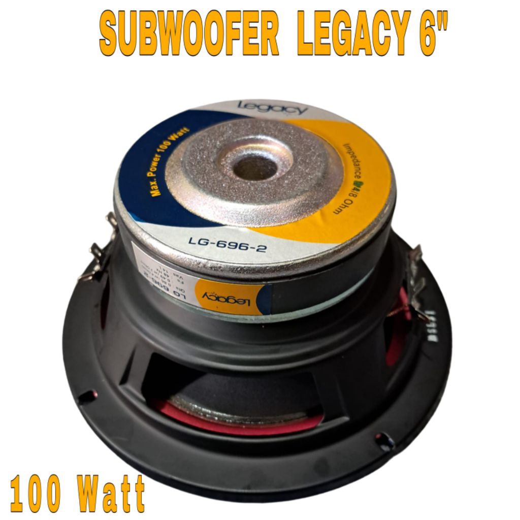 Speaker Subwoofer 6 Inch Legacy LG 696 2 100 Watt