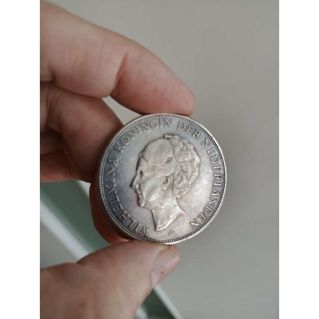 coin kuno Wilhelmina 2,5G 1933.