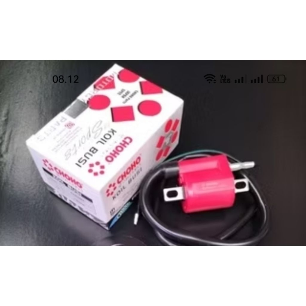 Koil racing karisma supra x 125 lama new original choho