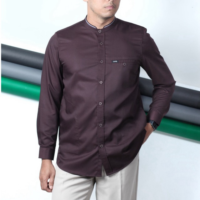 Kurta Lengan Panjang Saviq Bahan Toyobo Premium/Kemko
