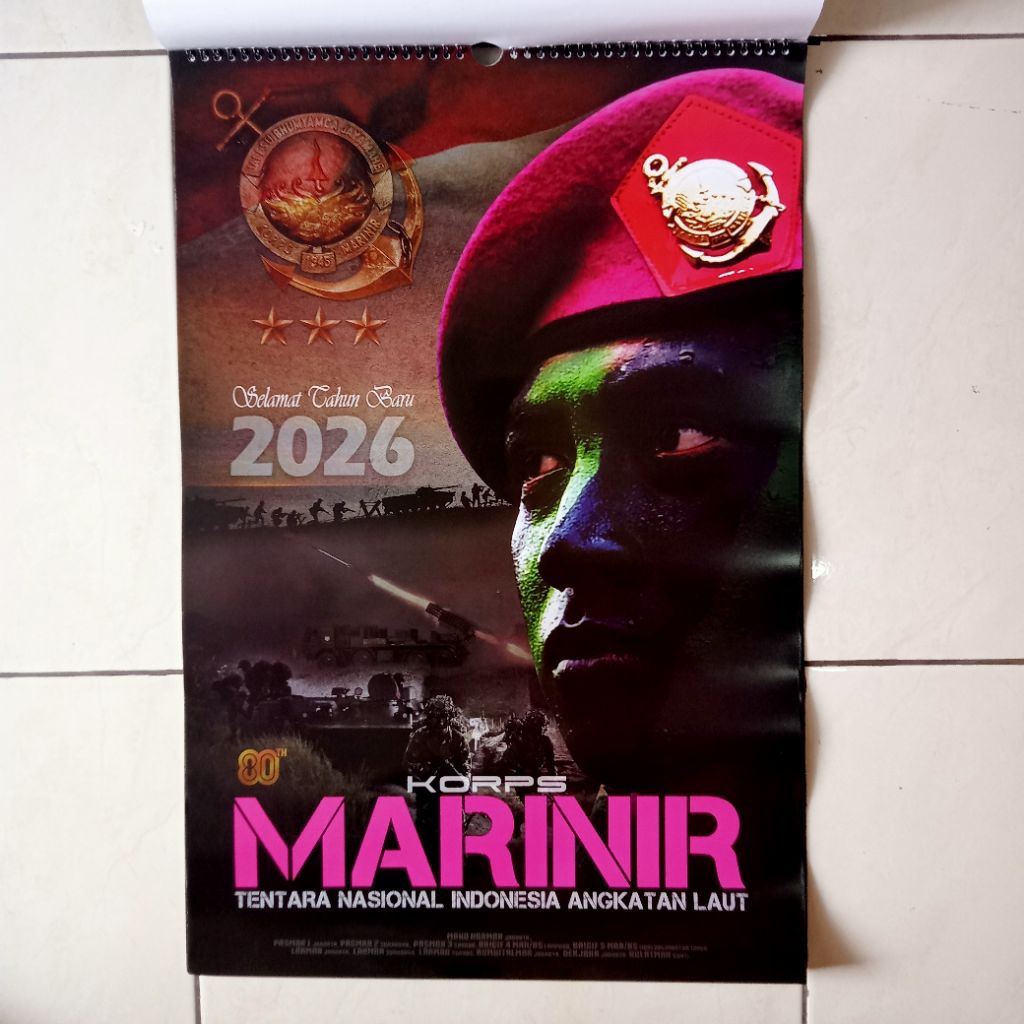 KALENDER TANGGALAN MARINIR TNI AL 2026