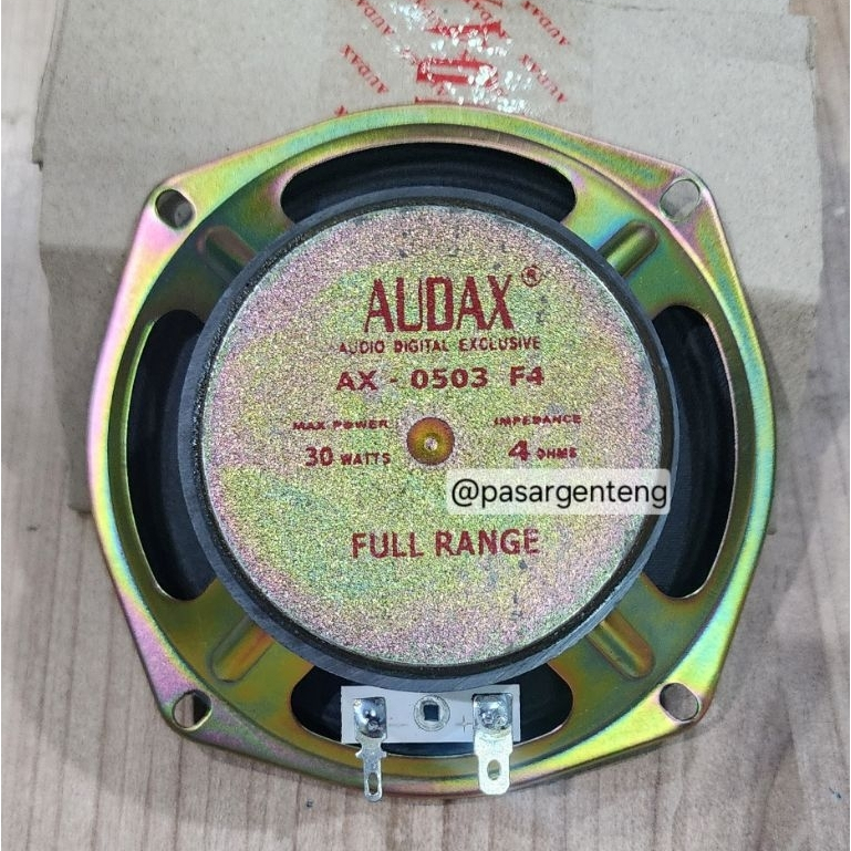 speaker 5" ORI AUDAX 5in 5 in 5inch AUDAX AX 0503 F4 fullrange