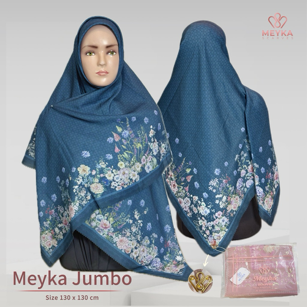 [Paket Usaha/Reseller] 10 pcs Segi Empat Motif Syar’i/Jumbo by Meyka (Toko Media Hijab)