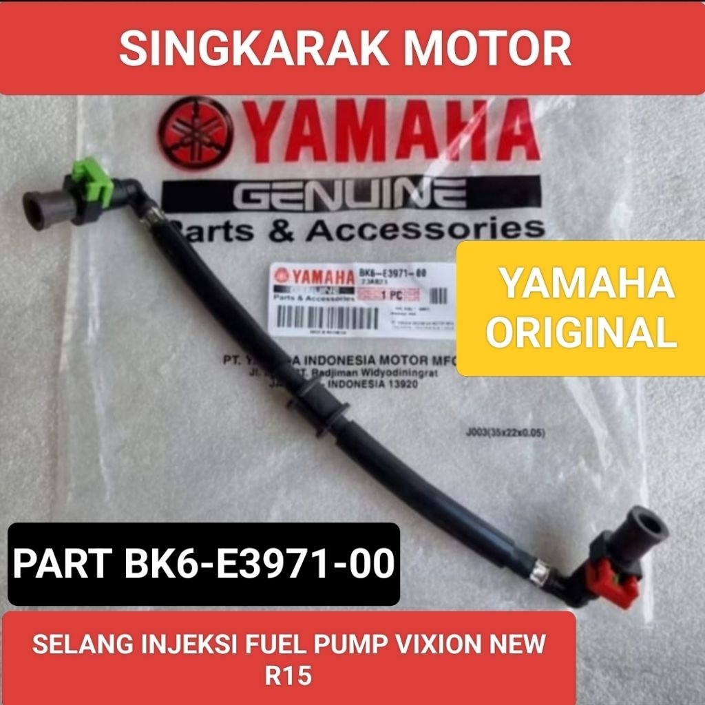 SELANG FUELPUMP POMPA INJEKSI INJEKTOR BK6 YAMAHA VIXION NEW R15 ORIGINAL YAMAHA