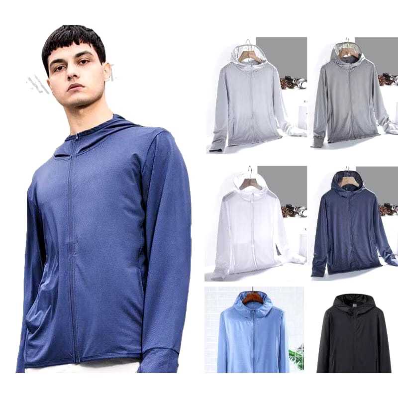 Jaket Mesh Hoodie Unisex || Mesh hoodie Olahraga Lari