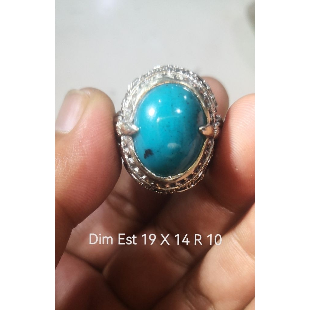 Cincin Batu Akik Bacan Palamea BUKAN l kalimaya pirus ruby safir pandan ijo garut lumut kecubung Obi