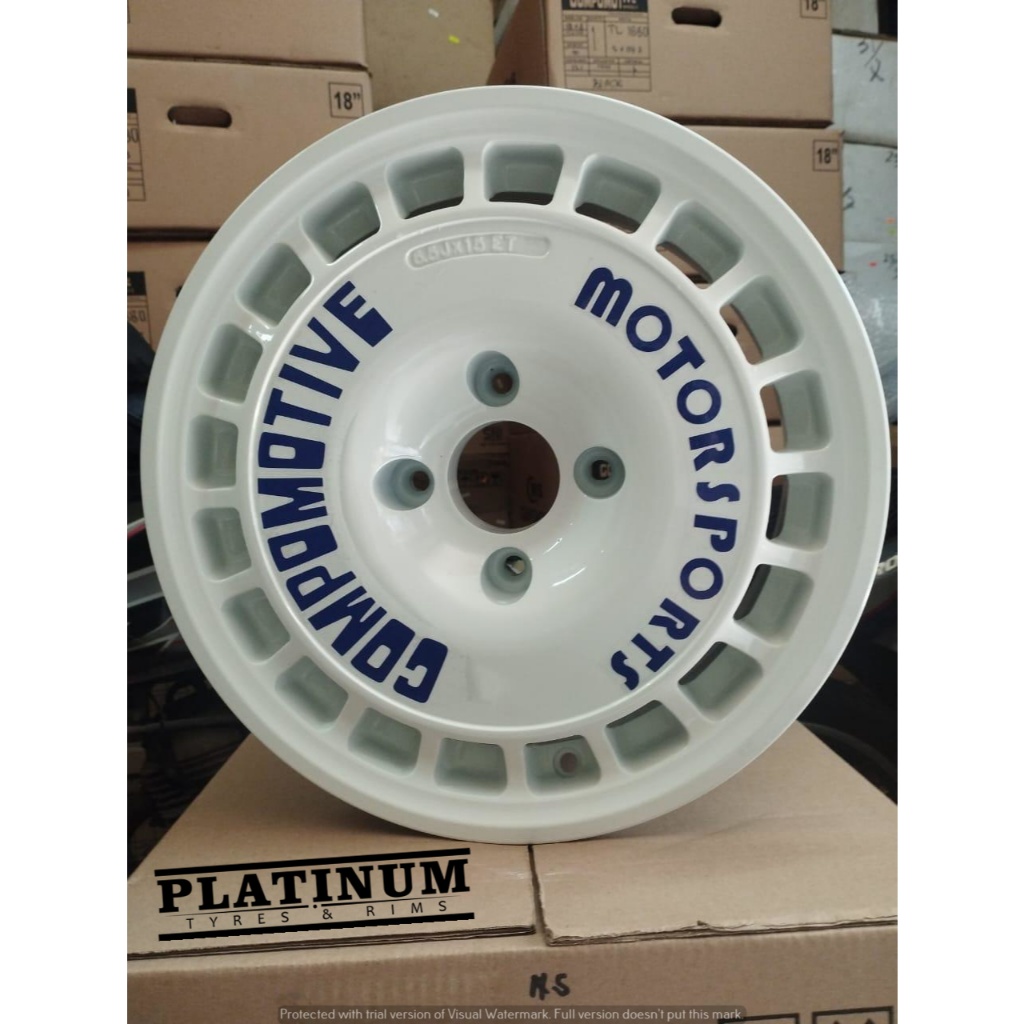 Velg hsr compomotif R15 pcd 4x100 dan 4x114,3 Velg mobil starlet datsun Galant Avanza karimun soluna