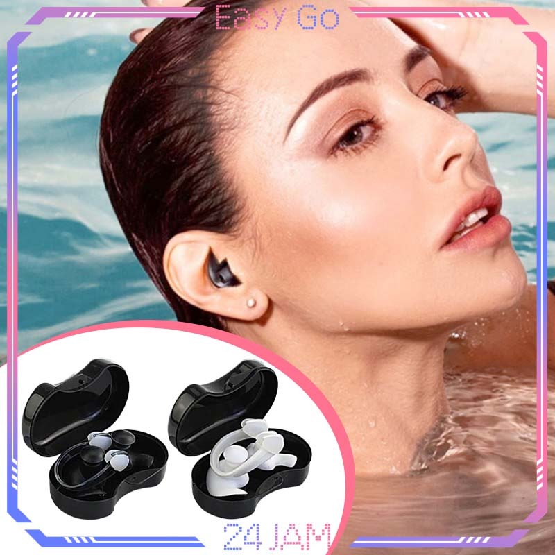 Earplug Renang Telinga Penutup Hidung Renang Silikon Nose Clip Renang Penutup Kuping Renang Ear Plug