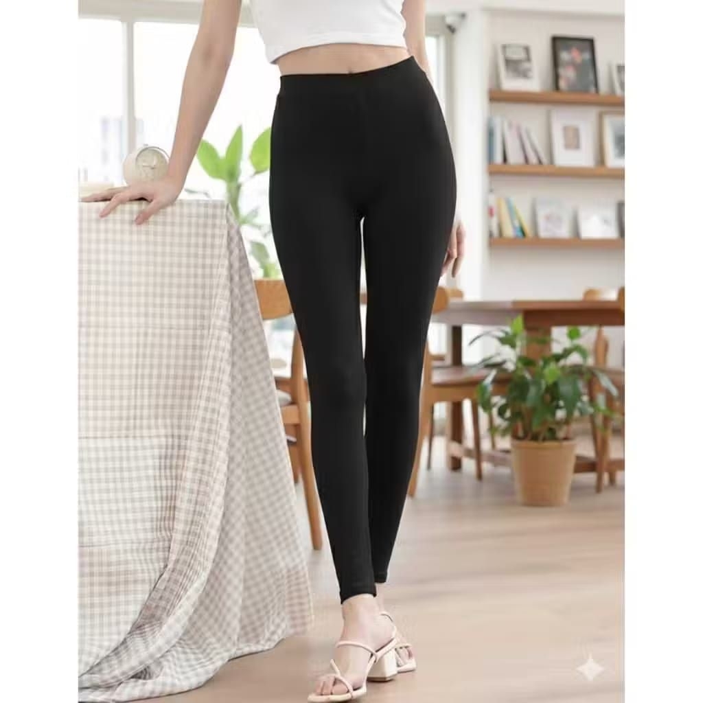 Legging Wanita Bb 45-60kg | Legging Wanita Panjang | Lagging Jersey Spandex Polos