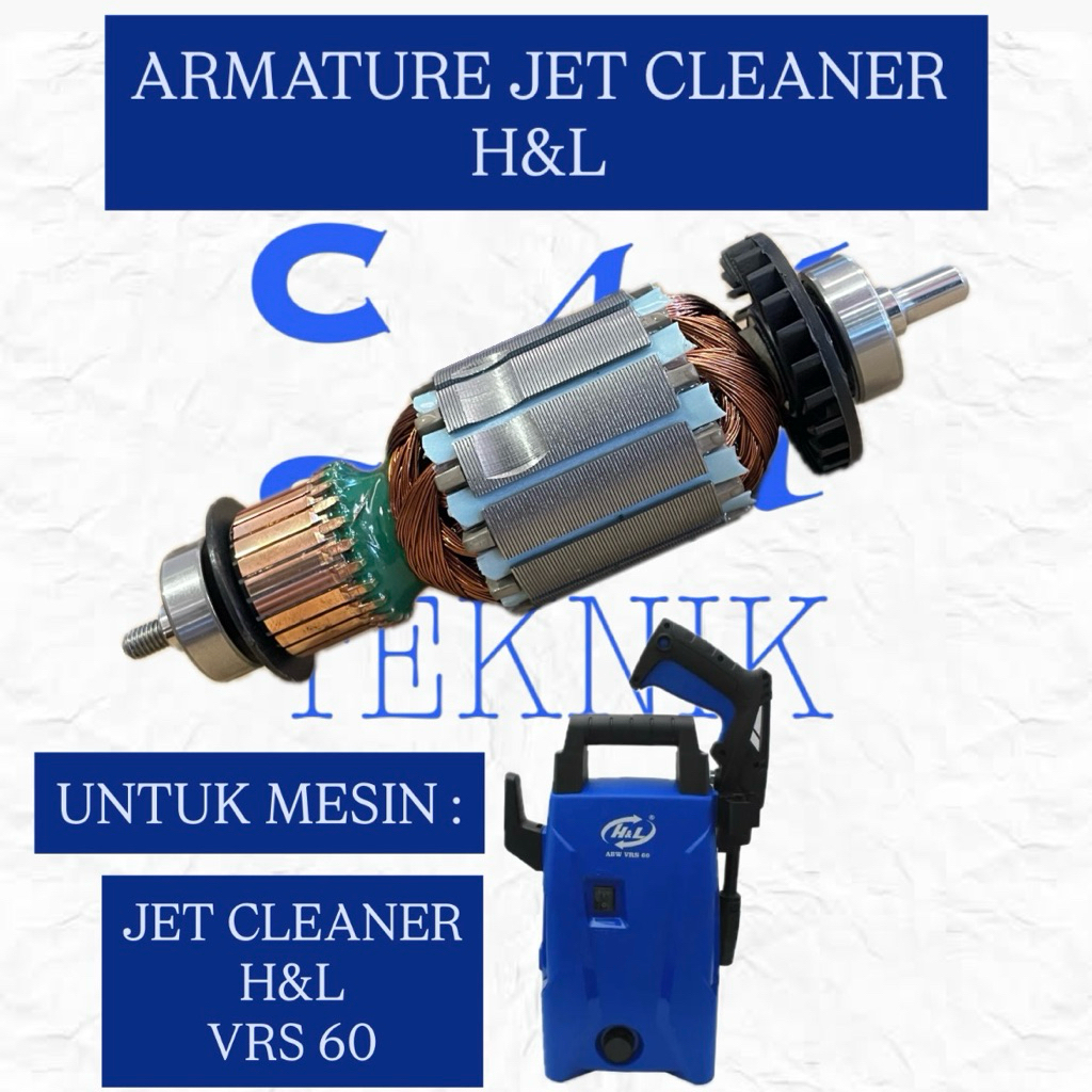ARMATURE ANGKER JET CLEANER H&L VRS 60 ANGKER MESIN SEMPROT AIR H&L VRS 60