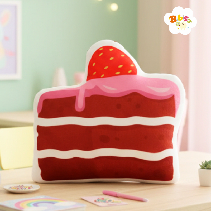 BONEKA STRAWBERRY SHORTCAKE / STRAWBERRY SHORTCAKE CUSHION / DREAMY CAKE PILLOW / CAKE PLUSHIE