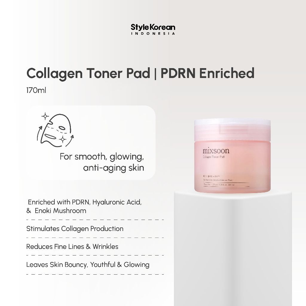 MIXSOON Collagen Toner Pad 170ml