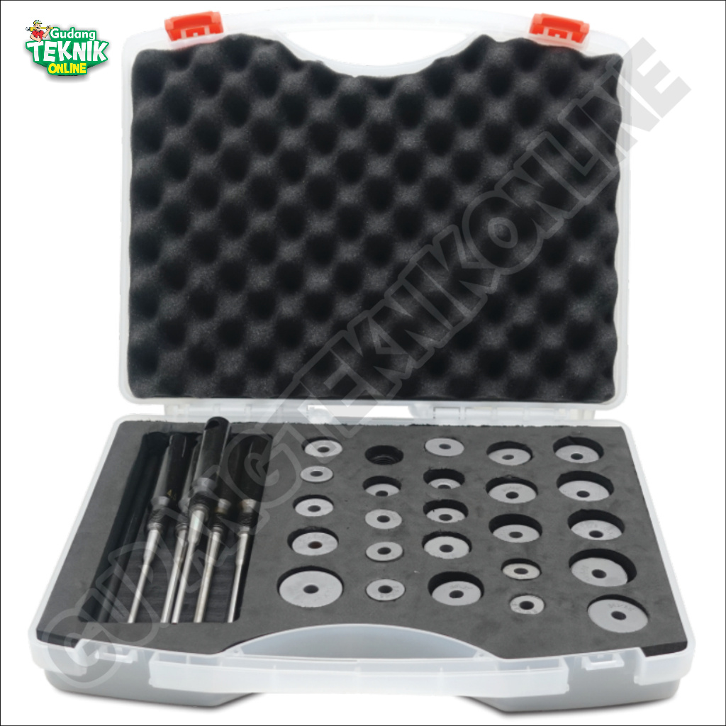ALDO Alat Setting Klep dan Reamer 31pcs / Setting Klep Motor Valve Seat Cutter Seting Klep 1 Set 31P