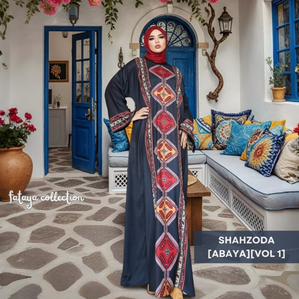 Fataya Collection SHAHZODA Abaya Loose - Kain Silk Doff