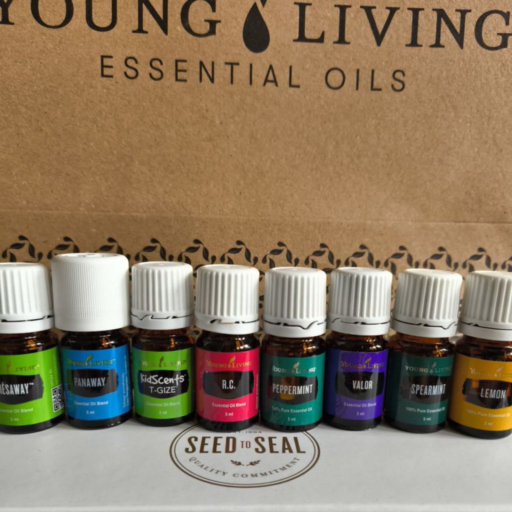 YL 5ml peppermint oil young living,rc oil young living,oregano oil young living,wintergreen oil youn
