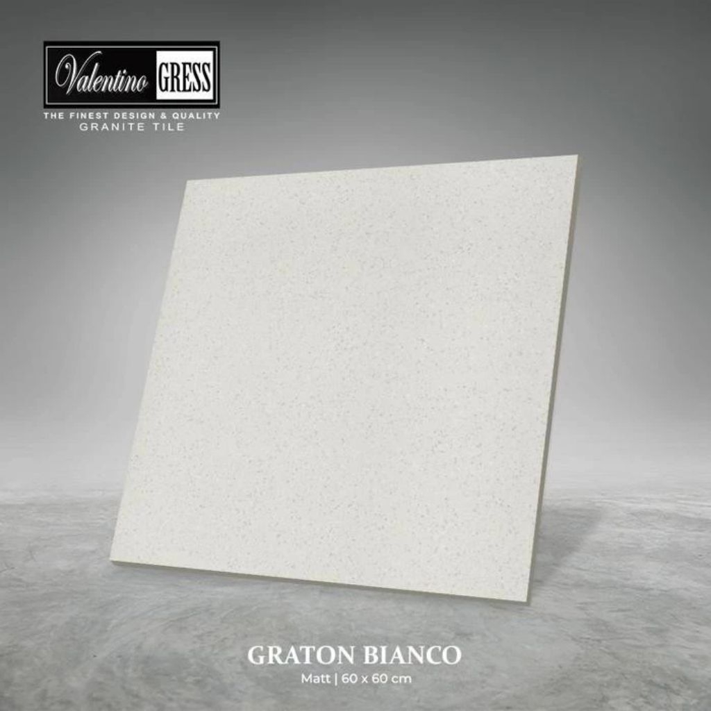 VALENTINO GRESS GRANIT GRATON BIANCO 60X60 KW1