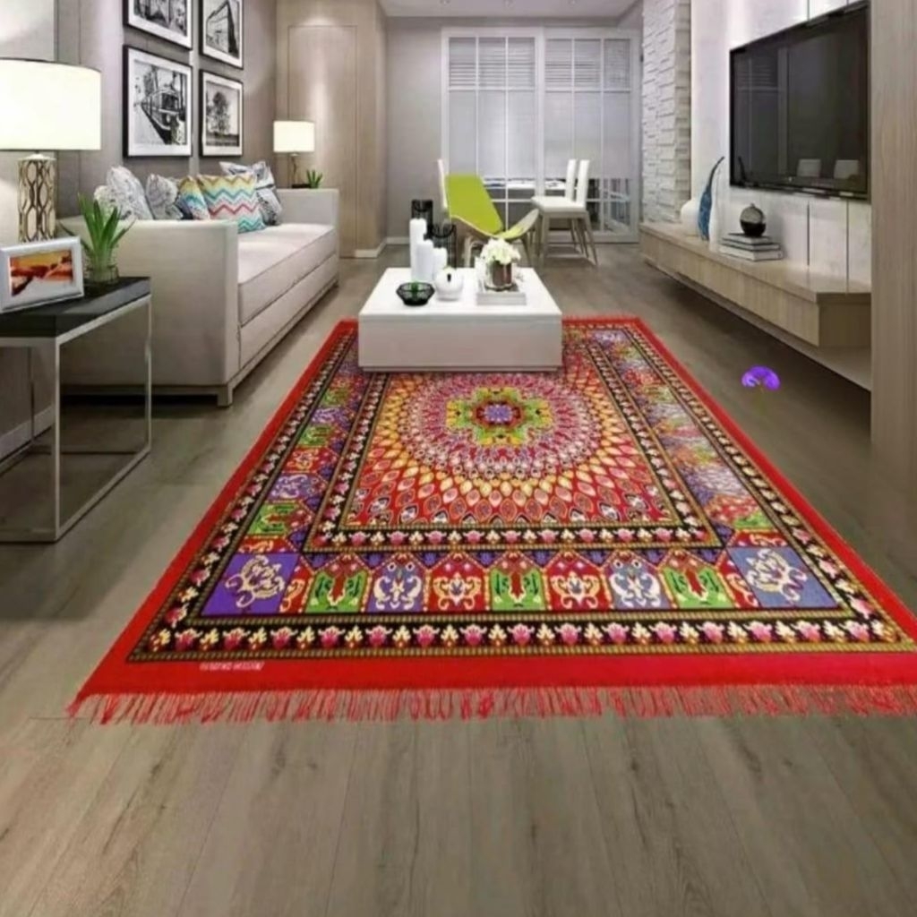 permadani karpet ambal lantai anti slip tebal dan empuk sisa ekspor Dubai karpet ambal turki Osrit a