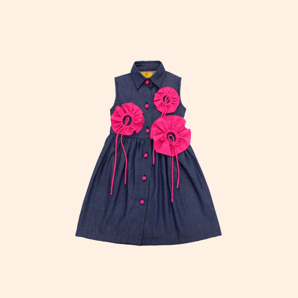 Amber Kids - Twinkle Dress - Dress Anak Perempuan