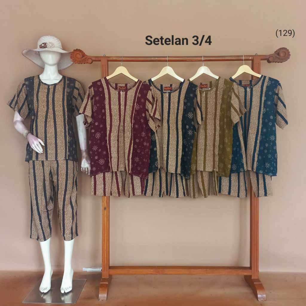Setelan 3/4 By Putri Diana Busui Bahan Rayon Halus Terbaru Terlaris