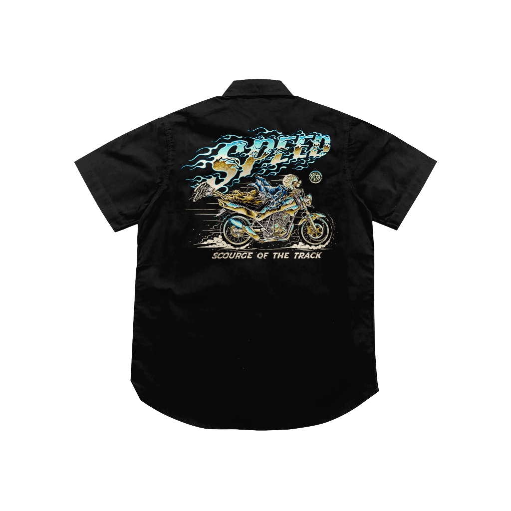 workshirt speed x motorcycle ( kaos katun )