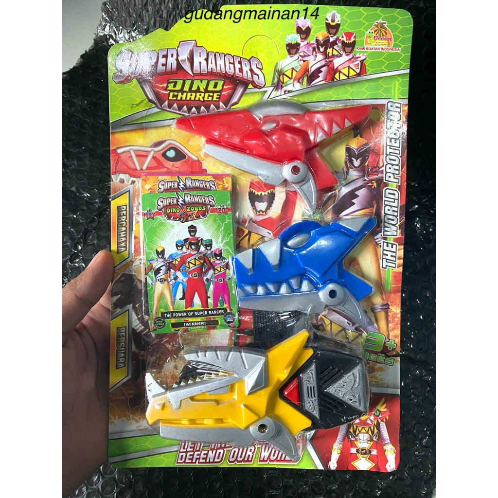 Mainan Anak Jam Dino Charge Super Rangers