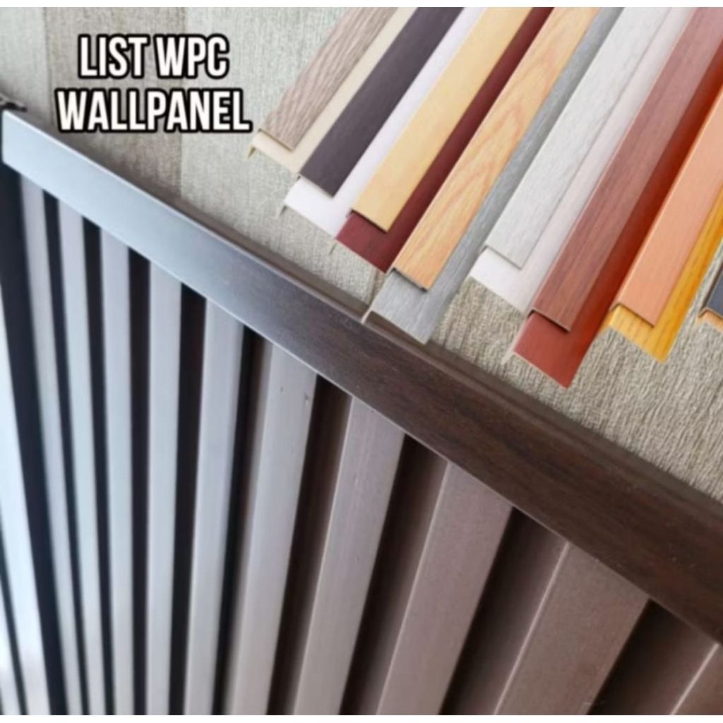 TERMURAH List Siku L Wpc Wall Panel 3 Meter Penutup Wpc | List Wallpanel WPC