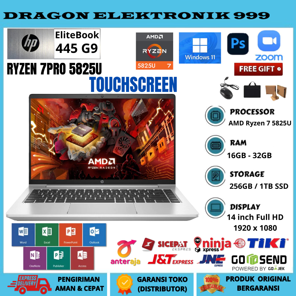 Laptop HP Elitebook 840 G8 i7 Generasi 11 iris Ram16GB/1TB SSD Free Mouse dan Tas WINS 11PRO ORI