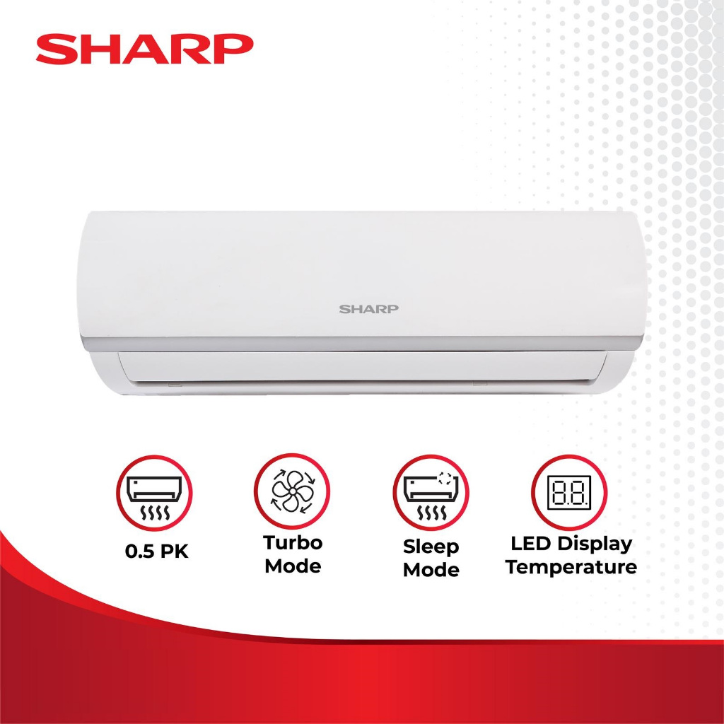 AC SHARP AH-A5ZCY AC Split Standard 1/2 PK Gold Fin