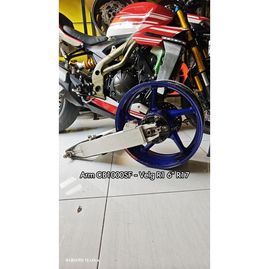 paket ganteng limbah moge buat tiger: velg CB1000SF  velg yamaha R1 6"