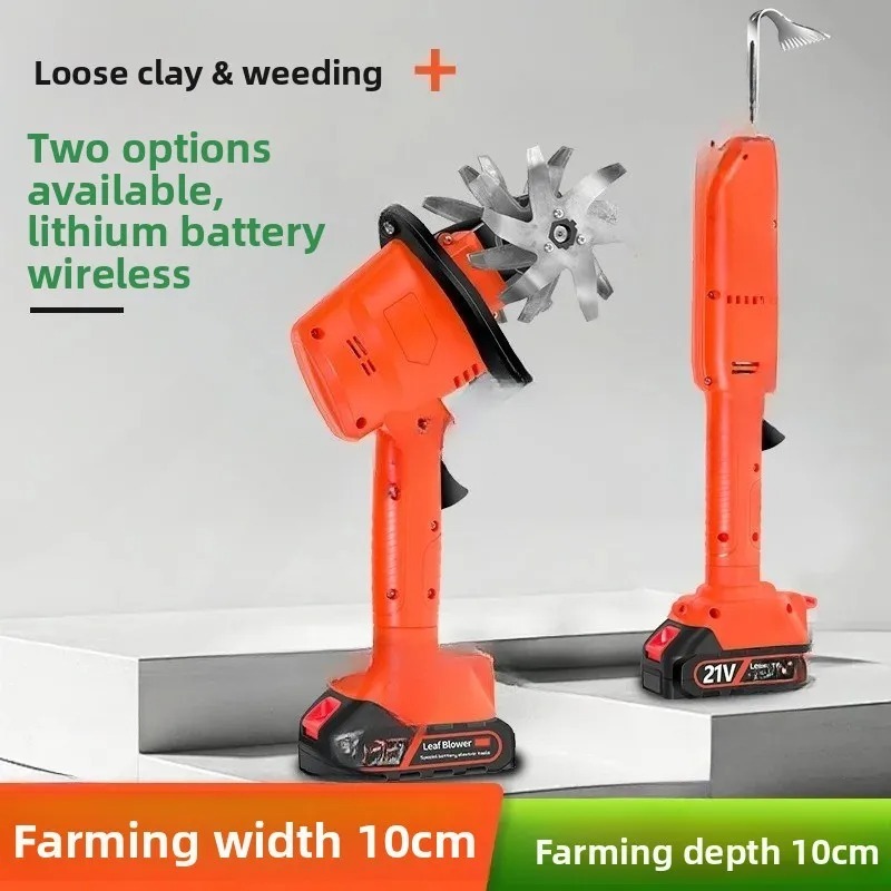 Portable Handheld Weeder Micro Tiller Electric Garden Weeder Small Garden Efficient Tool Veno