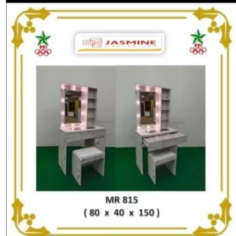 MEJA/LEMARI/RAK RIAS MARBLE+LAMPU