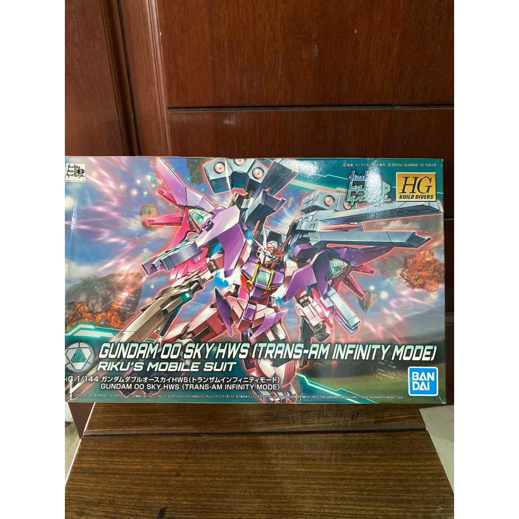 GUNDAM HG / GUNDAM OO SKY HWS (TRANS-AM INFINITY MODE) RIKU’S MOBILE SUIT