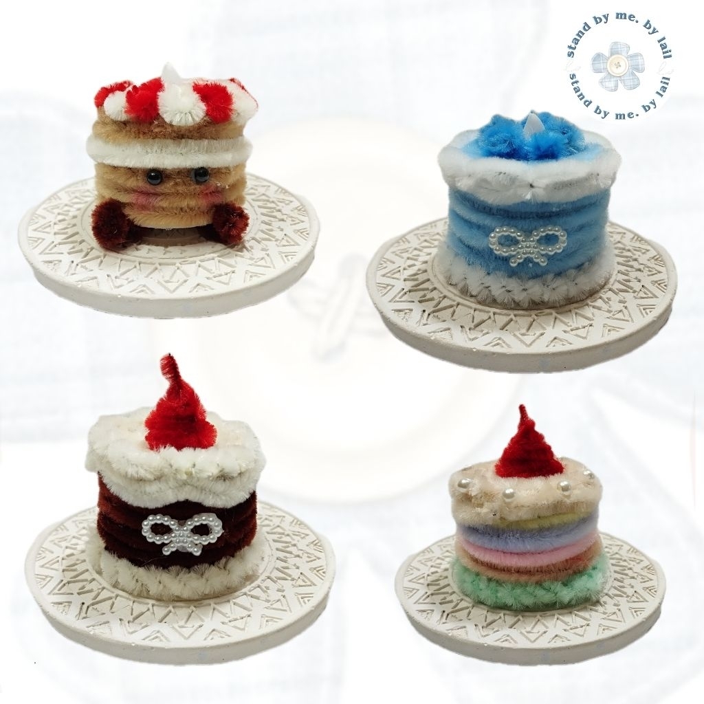 Kue mini || lampu led kue || kue lilin kawat bulu || lampu hias || kue kawat bulu