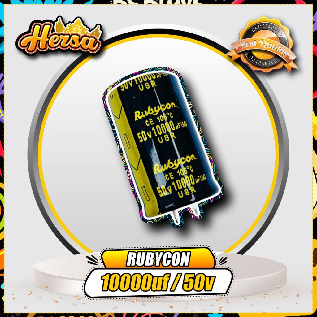 elco rubycon hitam 50v 80v 100v 10000uF