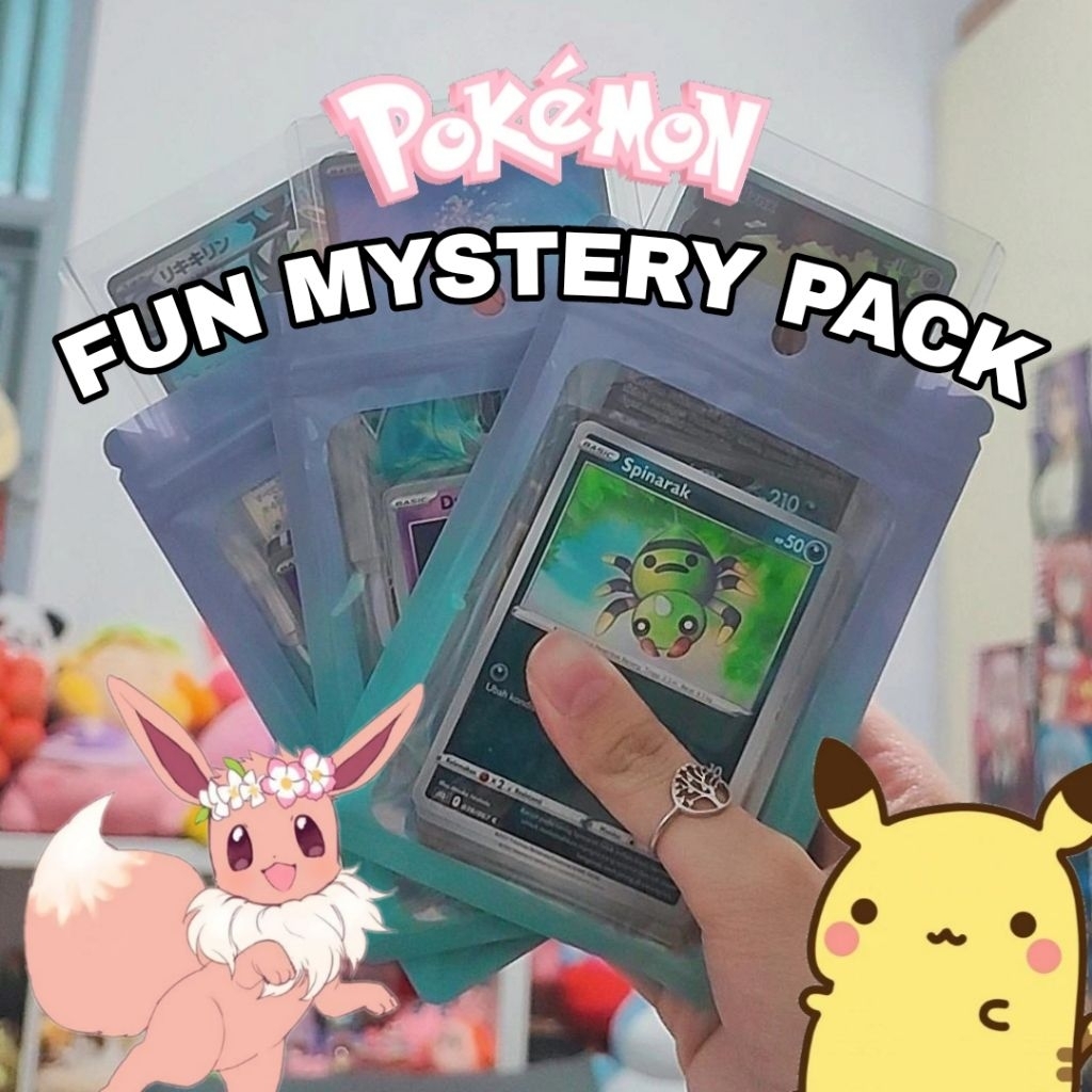 pokemon Fun Mystery Pack kartu pokemon tcg