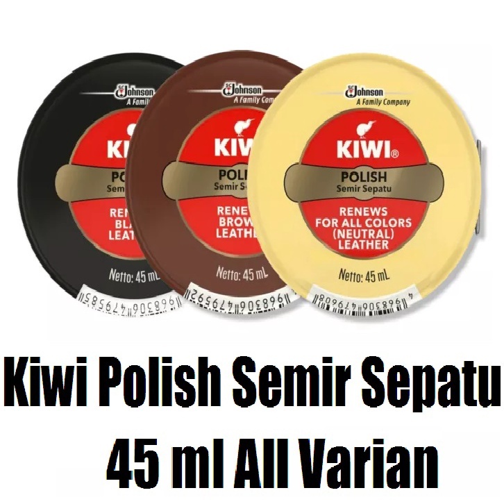 SEMIR SEPATU KIWI KALENG 45 ML(BESAR)
